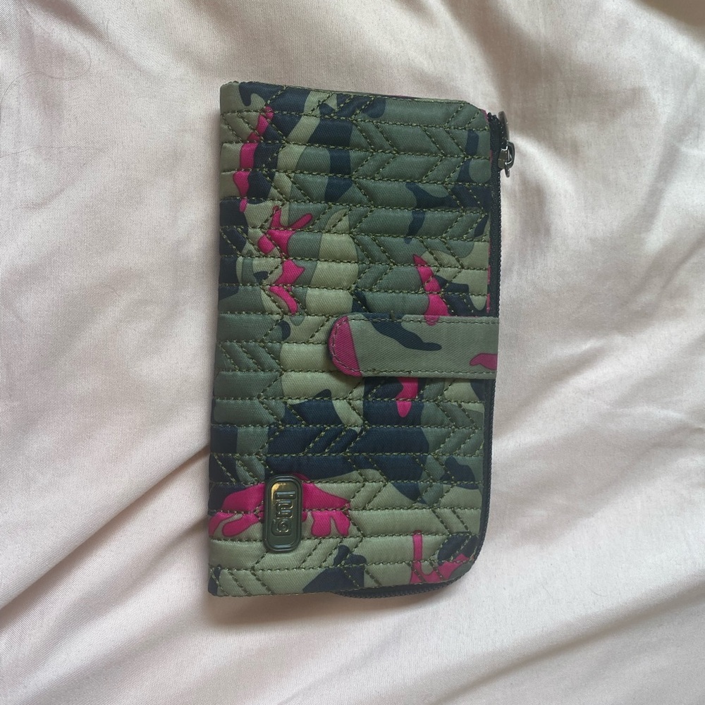 Camo Orchid Lug Tram Wallet